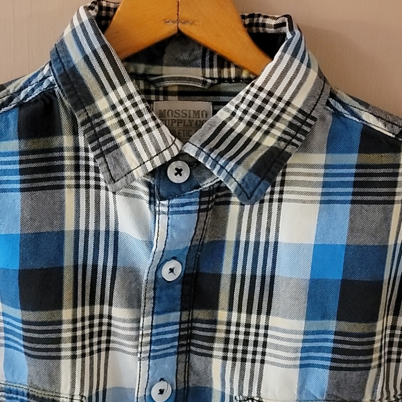 Mossimo Button Down Sz M 100% Cotton Athletic Fit - Picture 4 of 6
